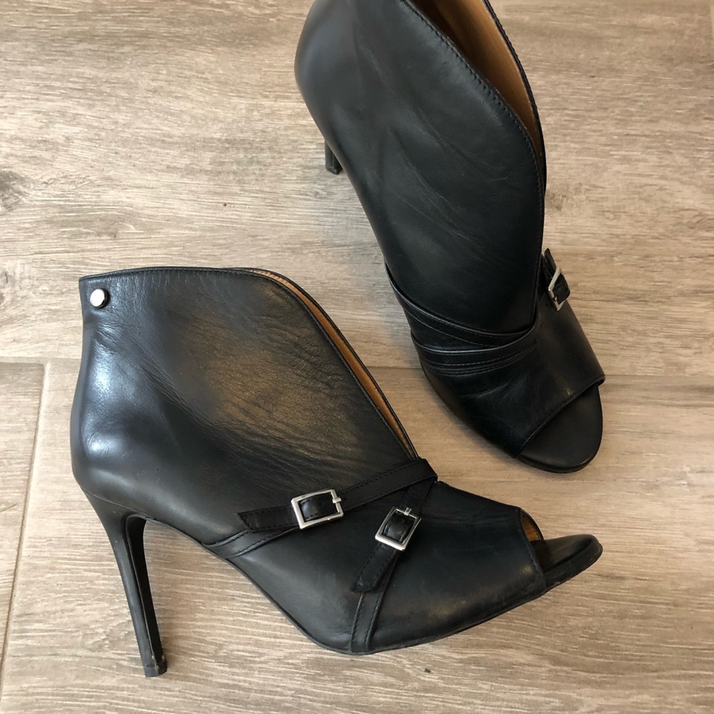 Peep Toe Booties by Kazar